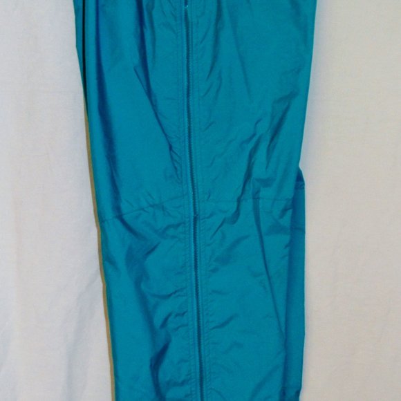 Ski Wind Rain Pants Teal Blue Woolrich Woman Shell L - Picture 2 of 2